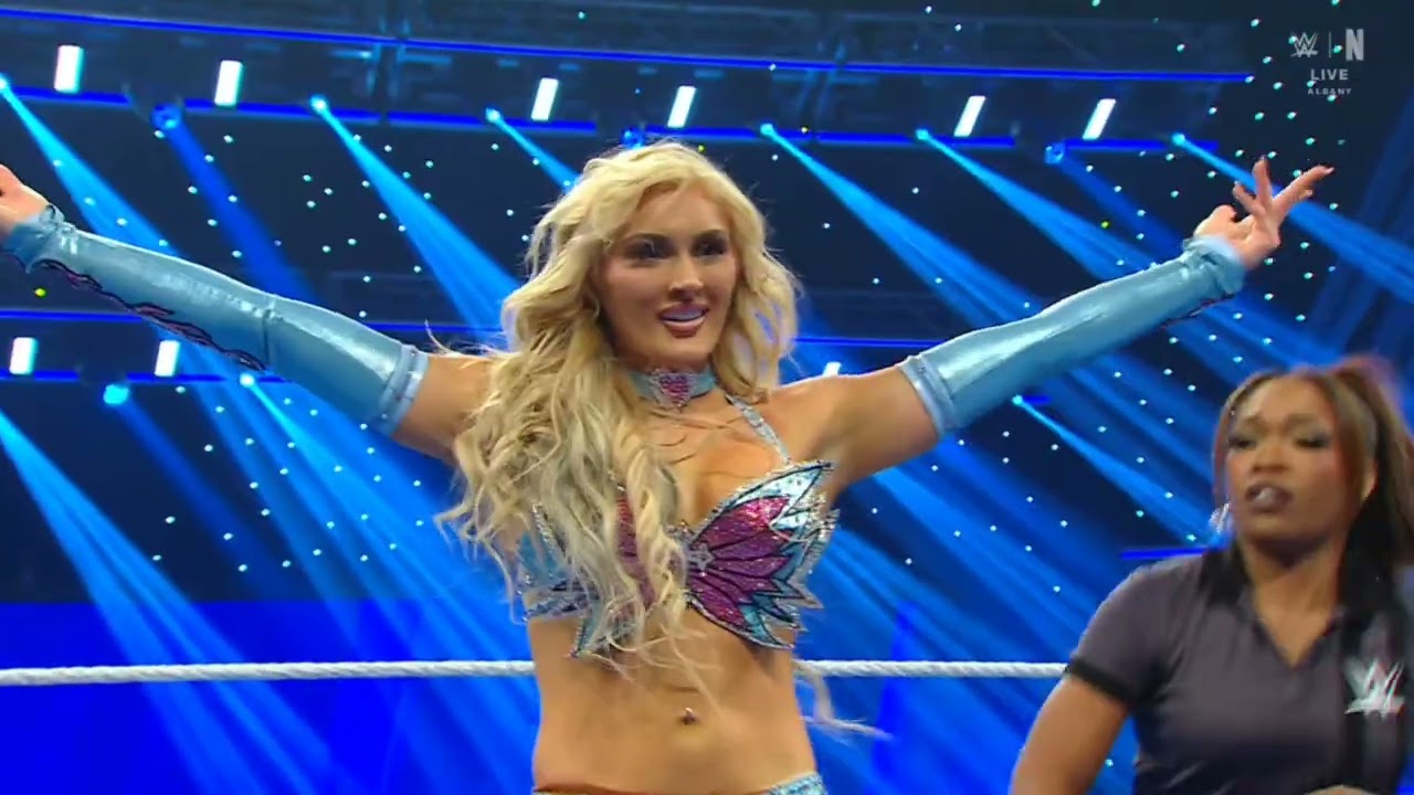 WWE SMACKDOWN TIFFANY STRATTON VS JACY JAYNE 07/17/26 background