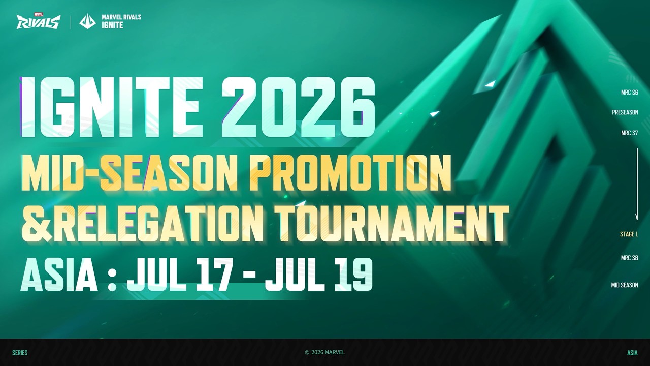 Marvel Rivals Ignite Mid-Season Qualifiers AS Region background
