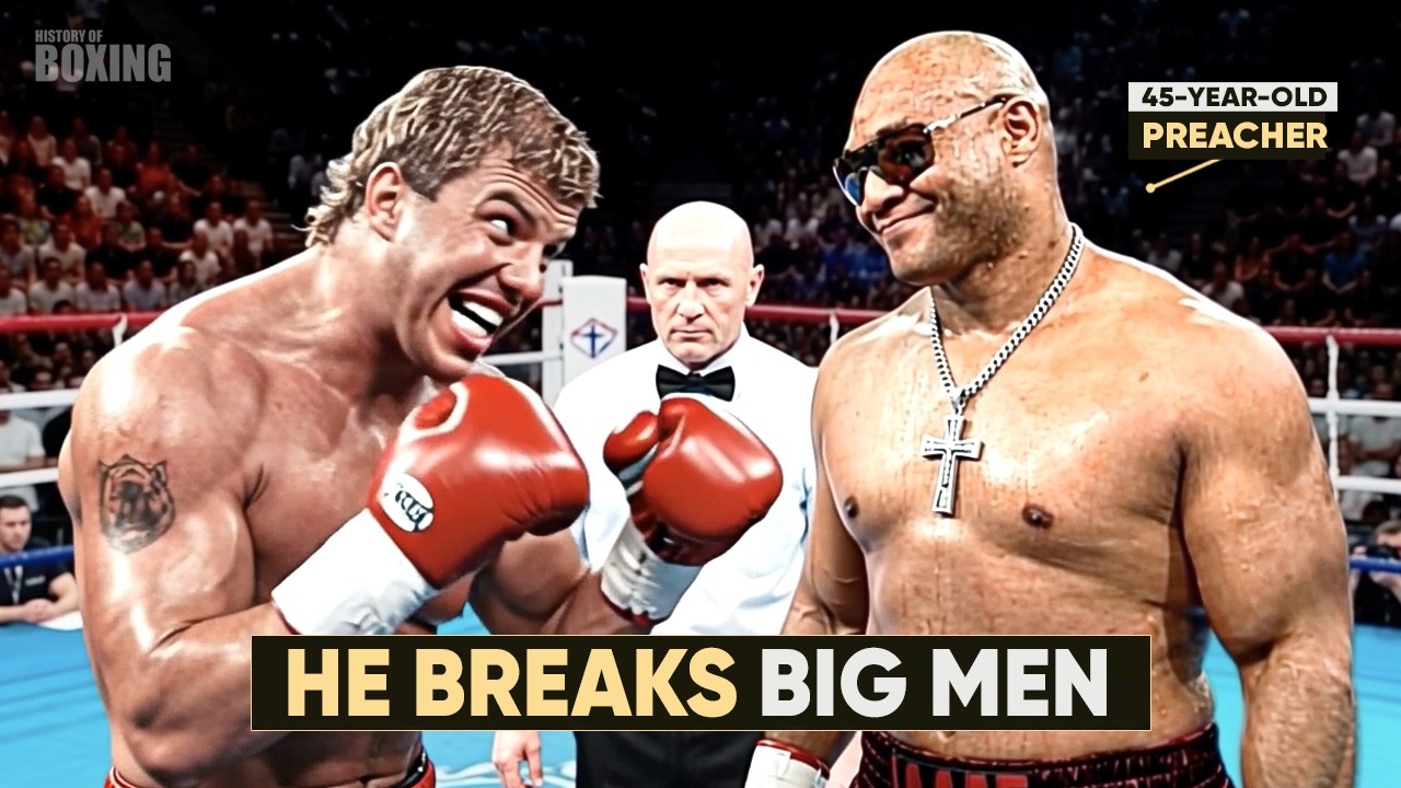 They Didn't Believe Him... George Foreman's Dominant Return to Destroy background