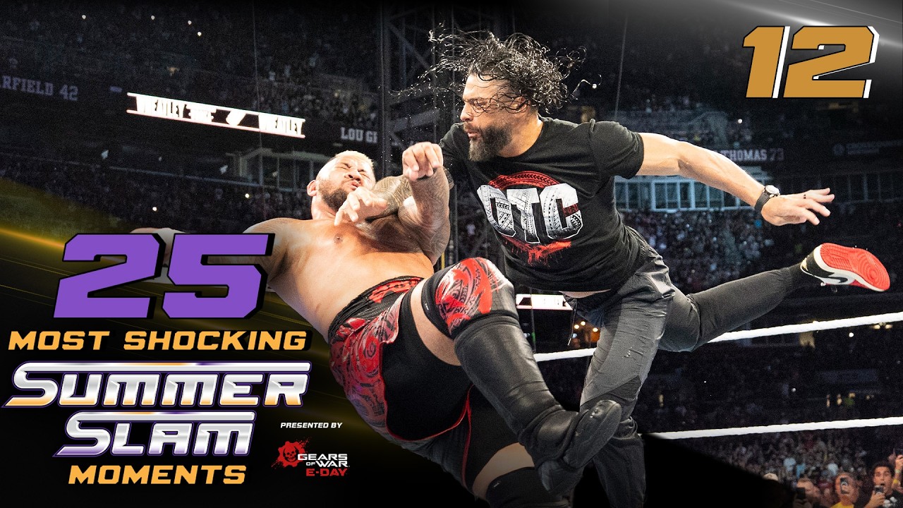 Roman Reigns helps Cody Rhodes vanquish Solo Sikoa: 25 Most Shocking SummerSlam Moments background
