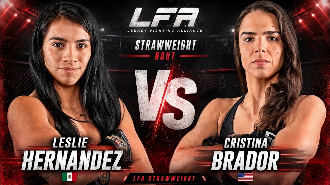 Leslie Hernandez vs Cristina Brador | LFA Fights | LFA MMA background
