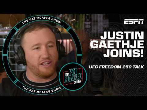 Justin Gaethje describes life as a champ after UFC Freedom 250 + Paddy talk 👀 | The Pat McAfee Show background