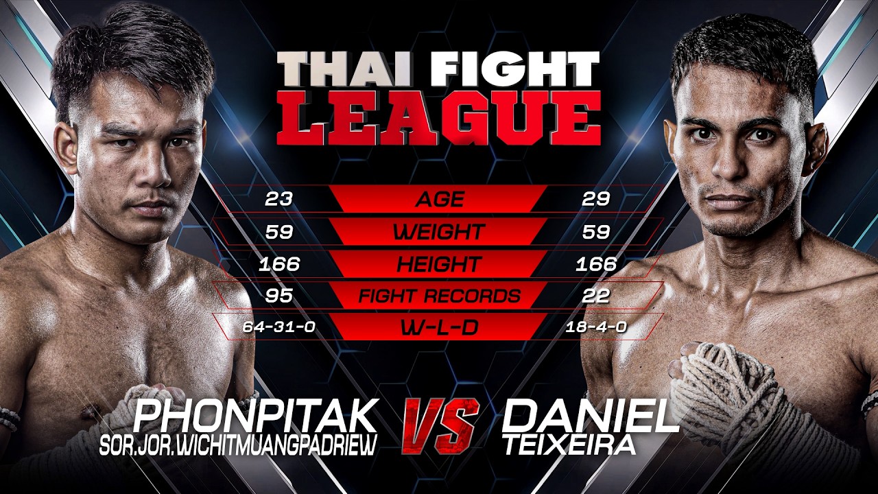 Phonpitak Sor.Jor.Wichitmuangpadriew vs. Daniel Teixeira | THAI FIGHT LEAGUE 106 | 5 July 2026 background