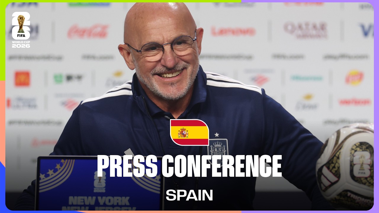 Spain On Playing Argentina | Luis De La Fuente Takes Questions background