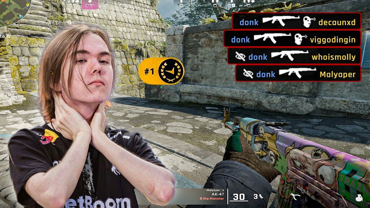 Donk Is The Most Consistent #1 FACEIT Player background
