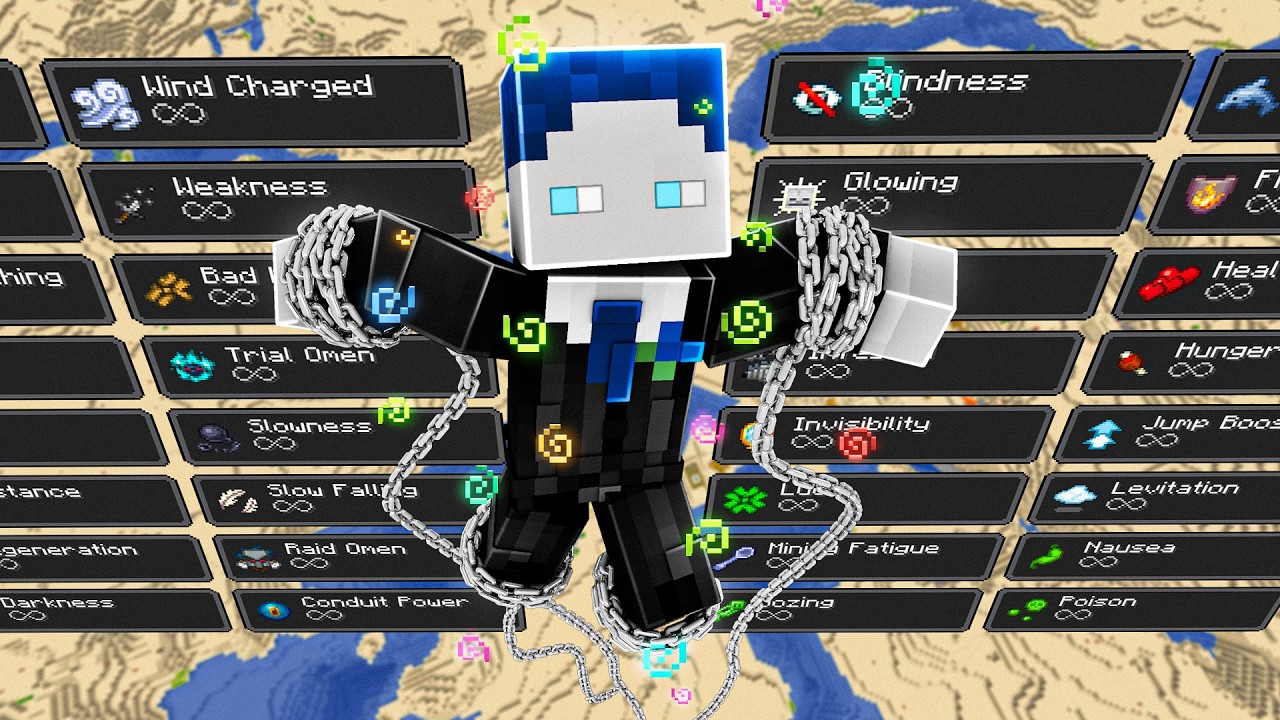 MINECRAFT MIT ALLEN EFFEKTEN DURCHSPIELEN (fast allen...) backdrop