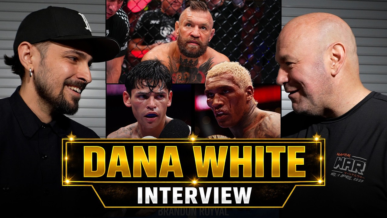 Dana White Talks Ryan Garcia vs. Conor Benn, Zuffa Boxing, Conor McGregor Injury | MMA Fighting background