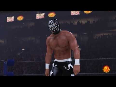 NJPW x CMLL - La Sombra Andrade vs Shinsuke Nakamura G1 Climax New Japan Pro Wrestling Match background