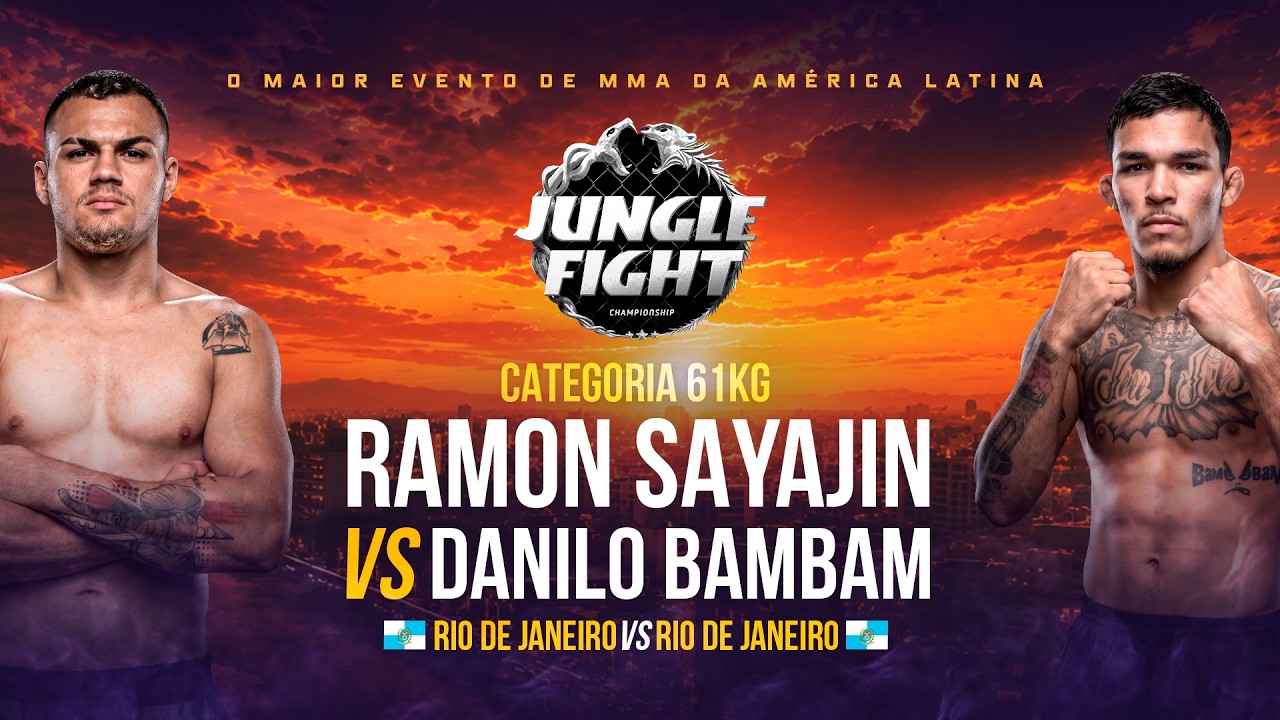 JUNGLE FIGHT 152 l DANILO BAMBAM X RAMON SAYAJIN background