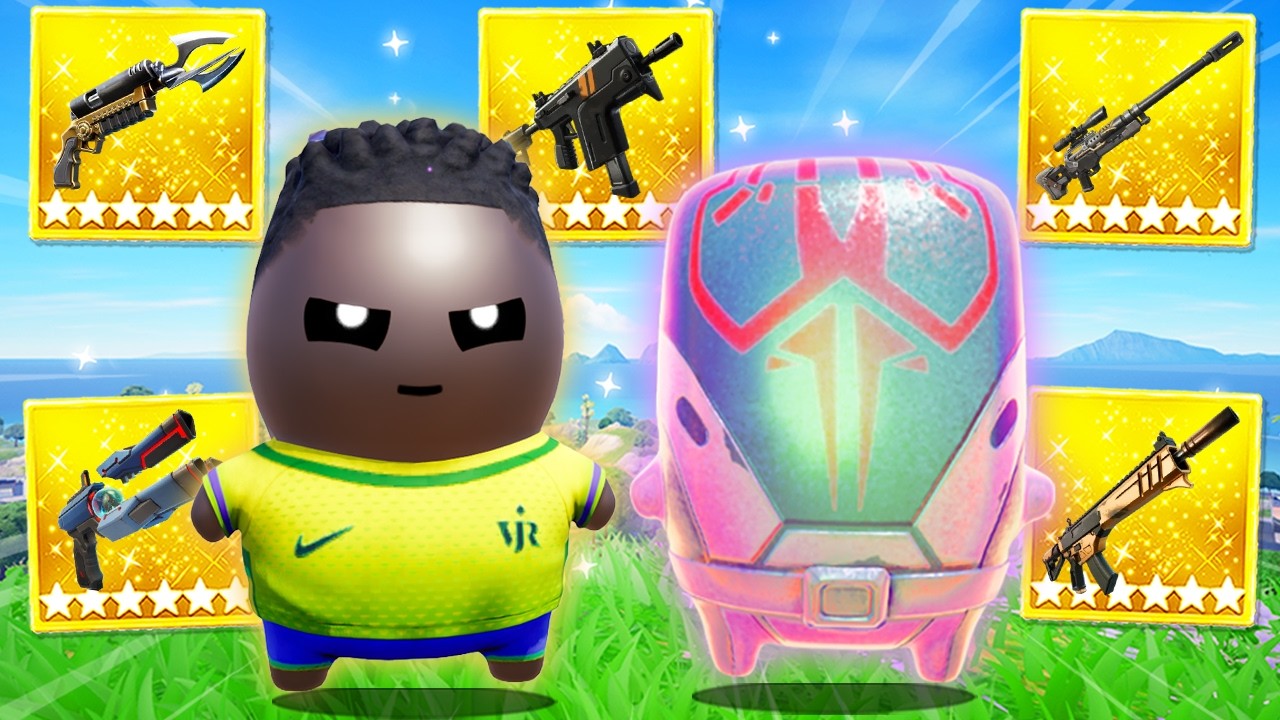 I Found EVERY *NEW* MYTHIC in Fortnite background