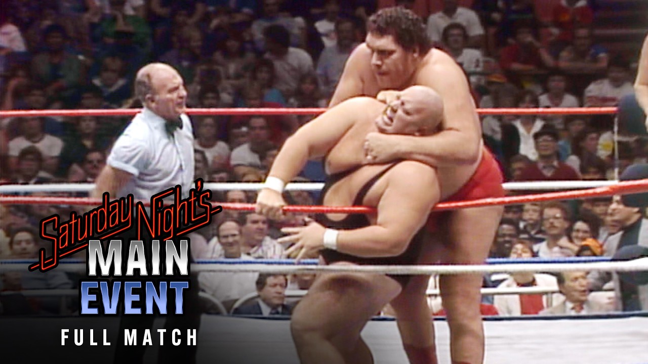FULL MATCH: Andre the Giant & Tony Atlas vs. King Kong Bundy & Big John Studd: SNME, Oct. 5, 1985 background