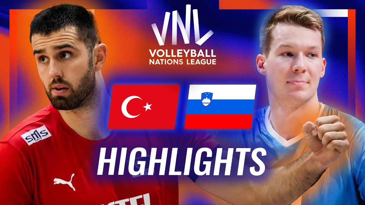 Türkiye 🇹🇷 vs. Slovenia 🇸🇮 - Highlights | Week 3 | Men's VNL 2026 background