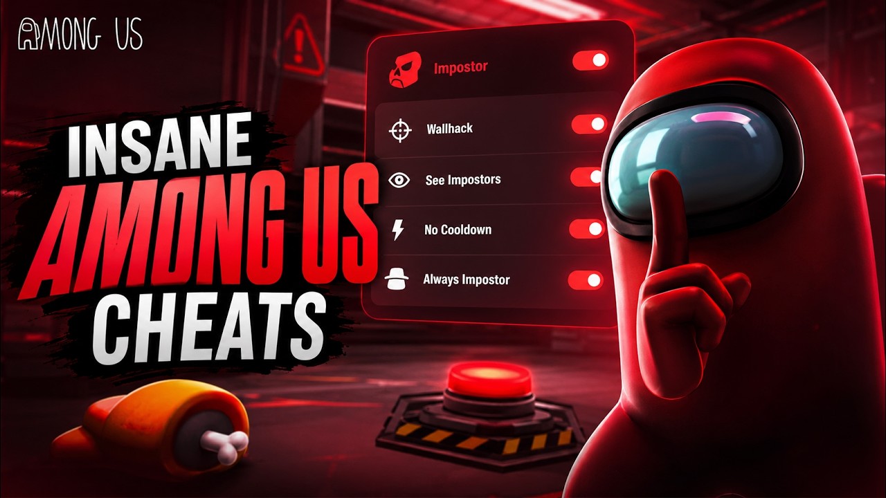 Best Among Us Mod Menu 2026 - Always Impostor - Free Among Us Cheat PC background