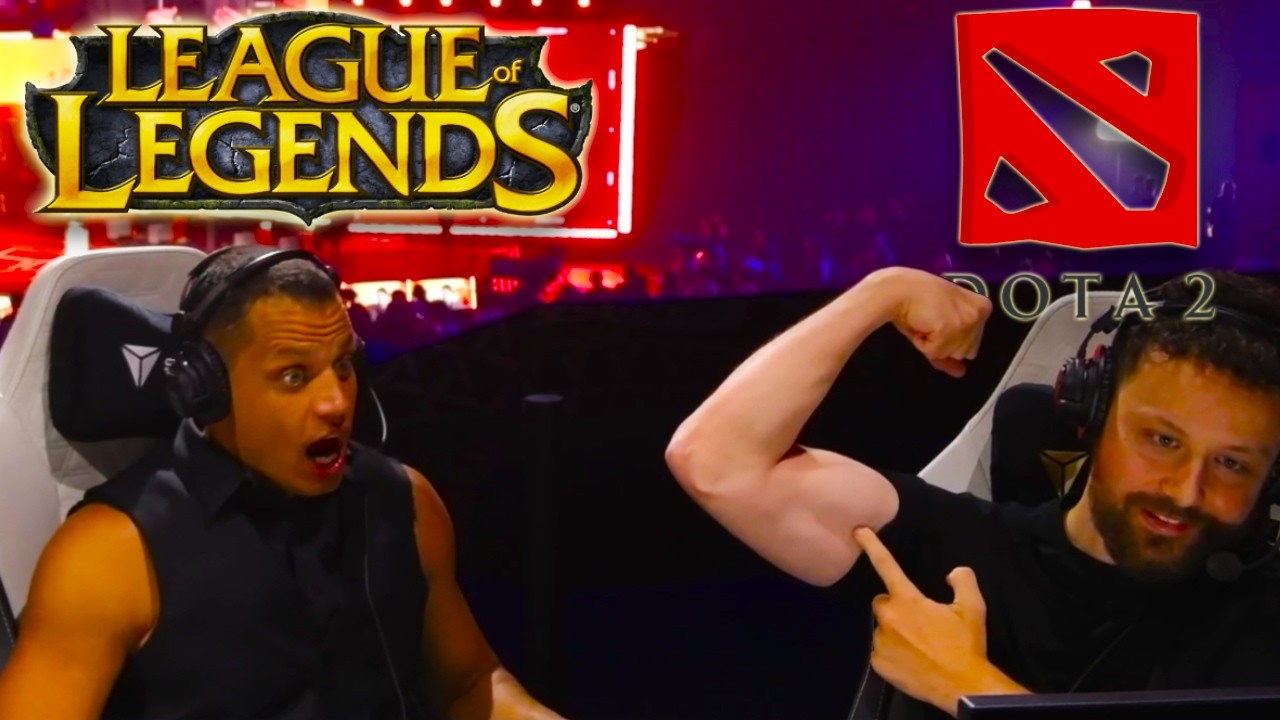 Gorgc and Tyler1 settle the debate of Dota 2 vs League of Legends background
