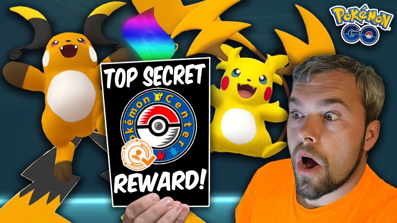 Pokémon Center Secret Reward Revealed On Shiny Mega Raichu Raid Day! (Pokémon GO) background