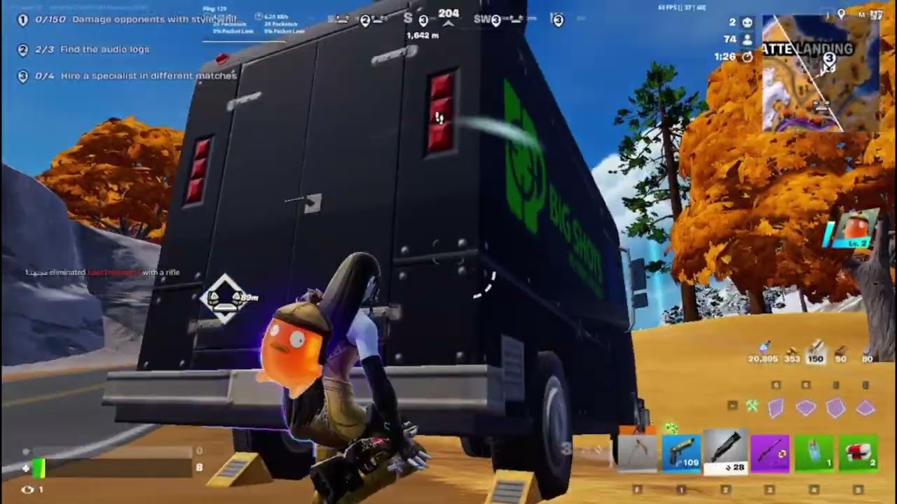 Mood - 24kGoldn Fortnite Montage. backdrop