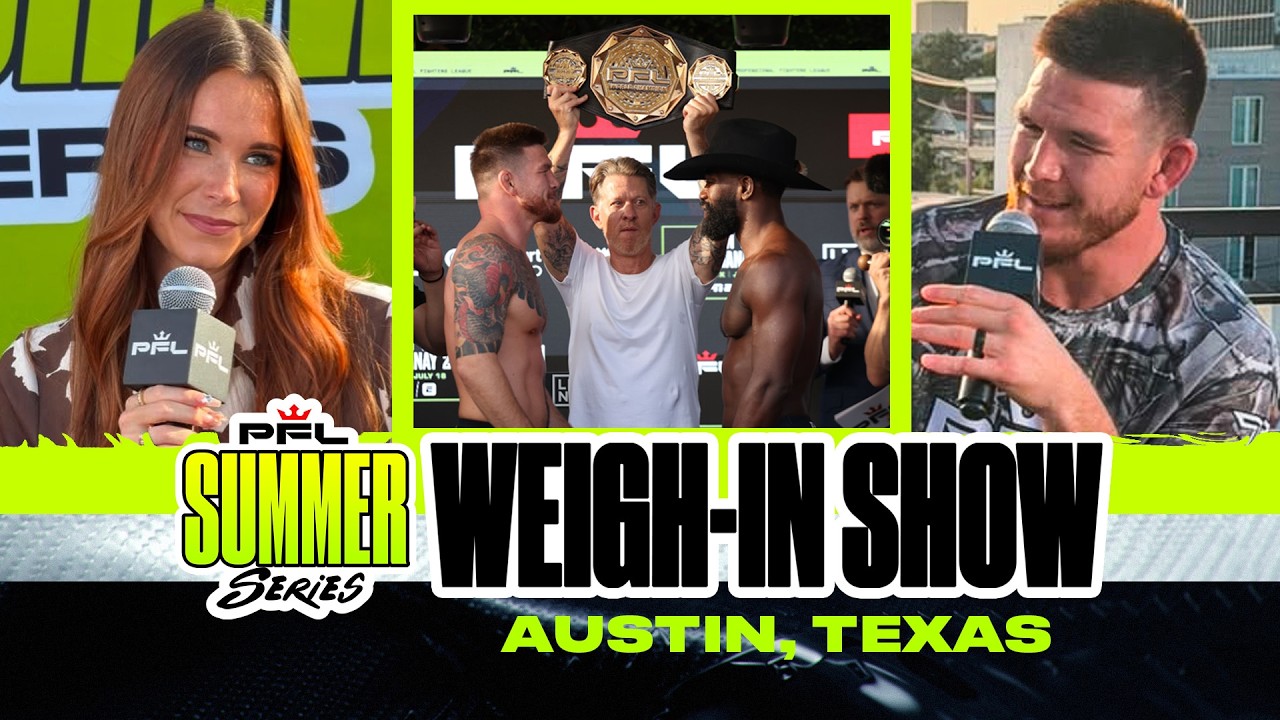PFL Summer Series Austin 2026 Weigh-In Show: Eblen vs Kasanganay | Predictions & Full Card Breakdown background