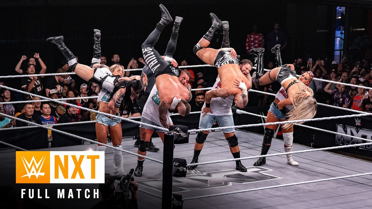 FULL MATCH: Sol Ruca, Zaria, Hank & Tank vs. The Culling: NXT, July 22, 2025 background