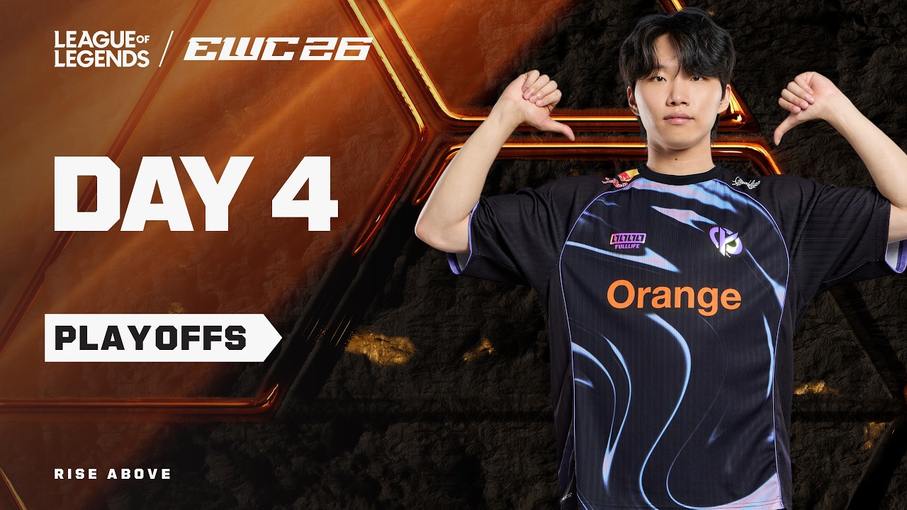 League of Legends at EWC 26 - Day 4 - Playoffs background