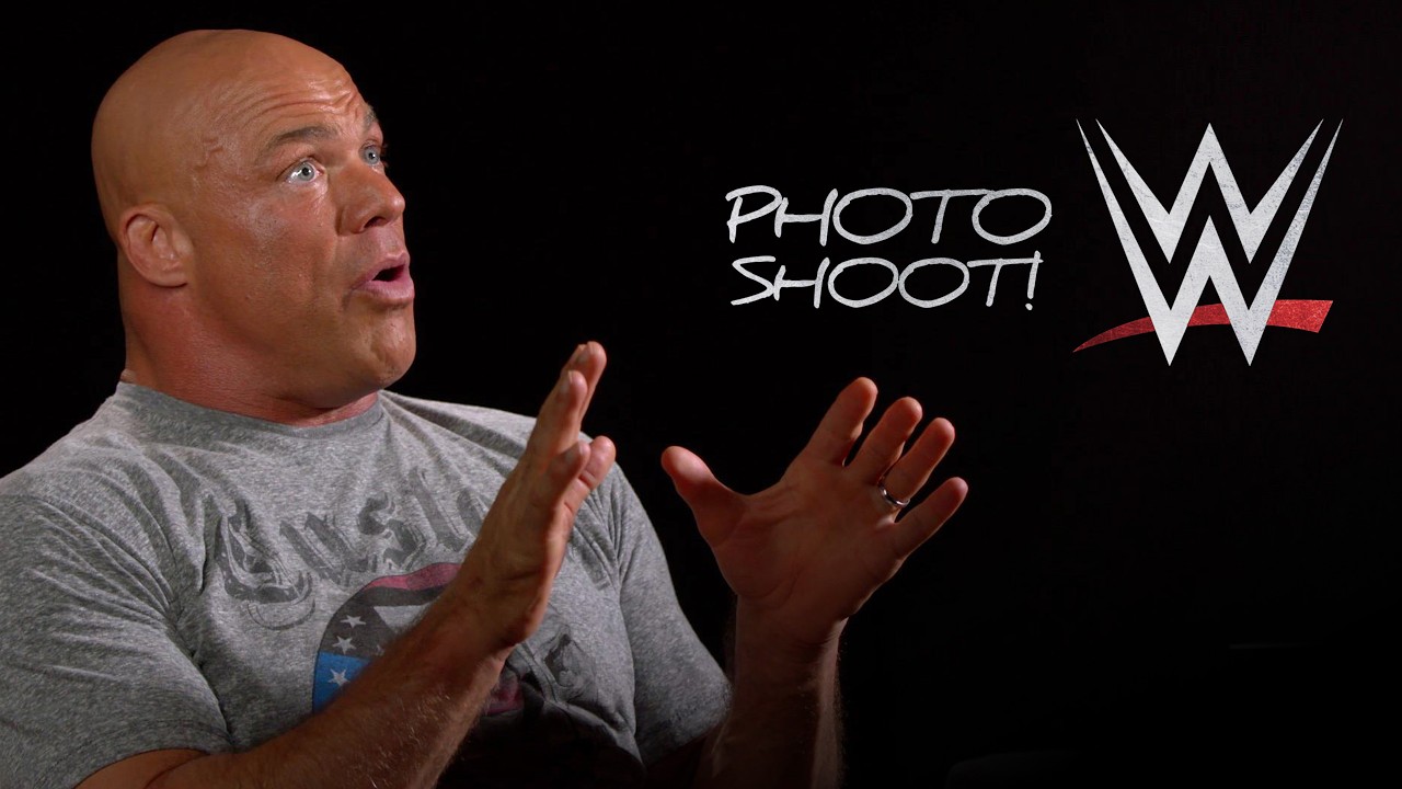 FULL EPISODE: Kurt Angle reflects on gold-medal career | WWE Photo Shoot backdrop