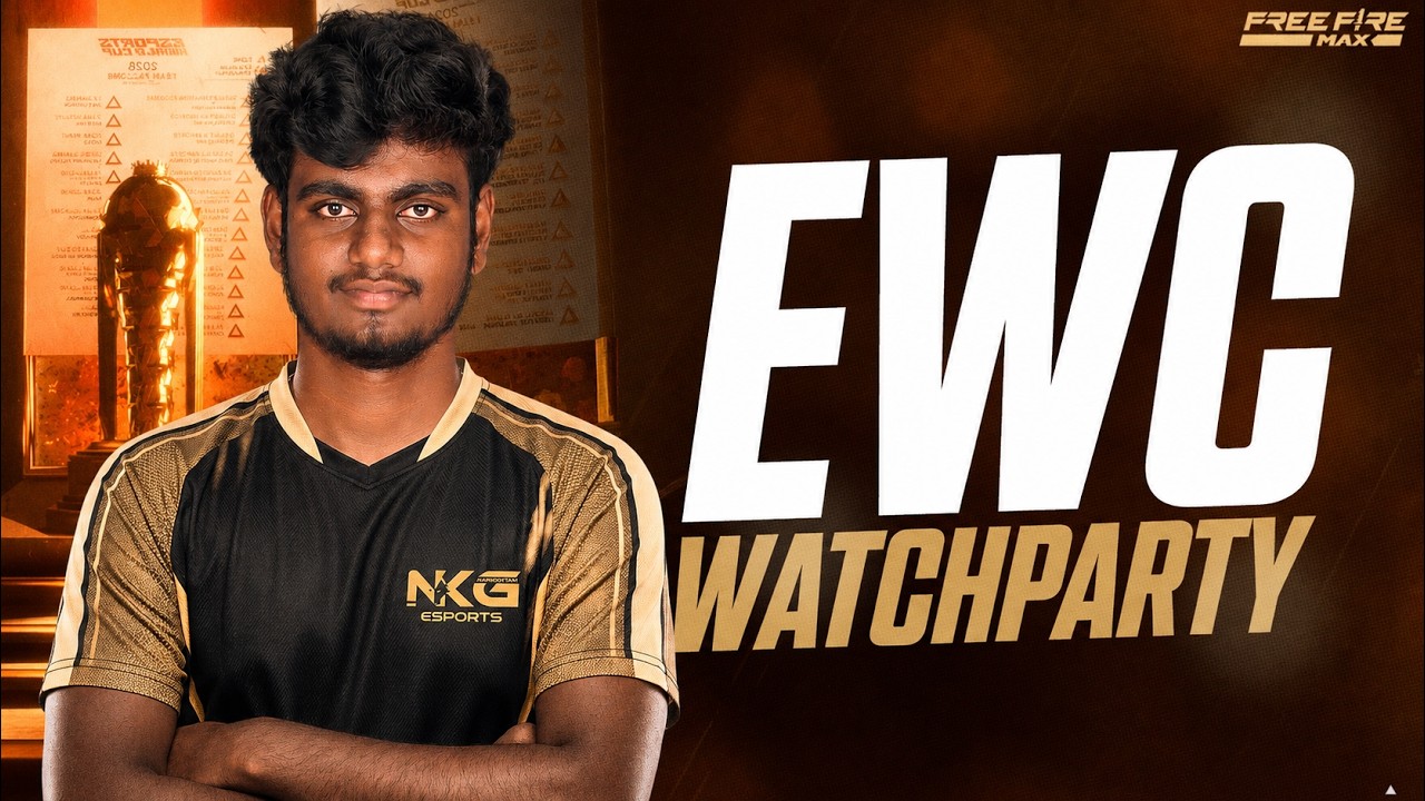 Tamil Watch Party Esports World Cup - 2026ЁЯФе| GRAND FINALS | Free Fire Max Live background