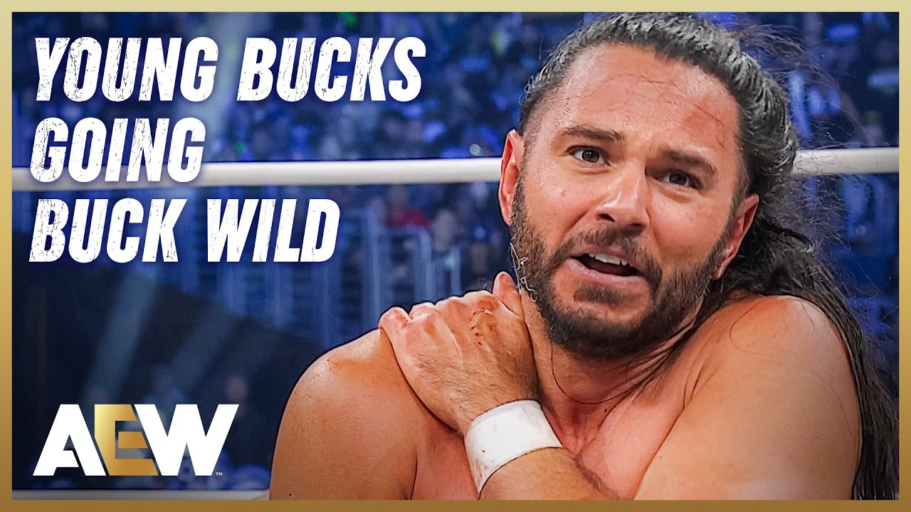 Young Bucks Going Buck Wild for 22 Minutes Straight | AEW on TV background