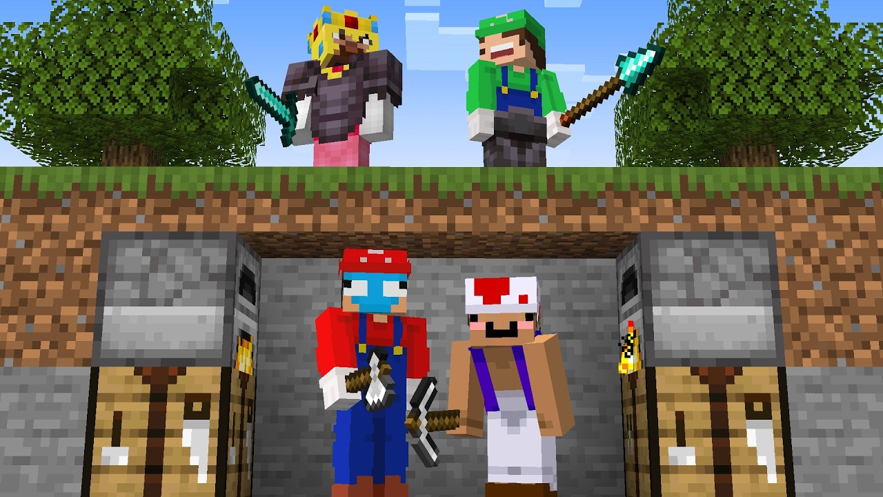 Minecraft Duo Manhunt... background