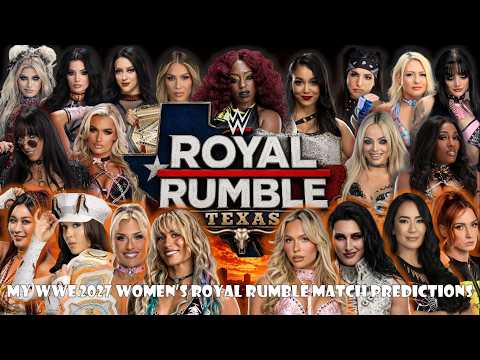 My Early WWE 2027 Women's Royal Rumble Match Predictions & Elimination Order background