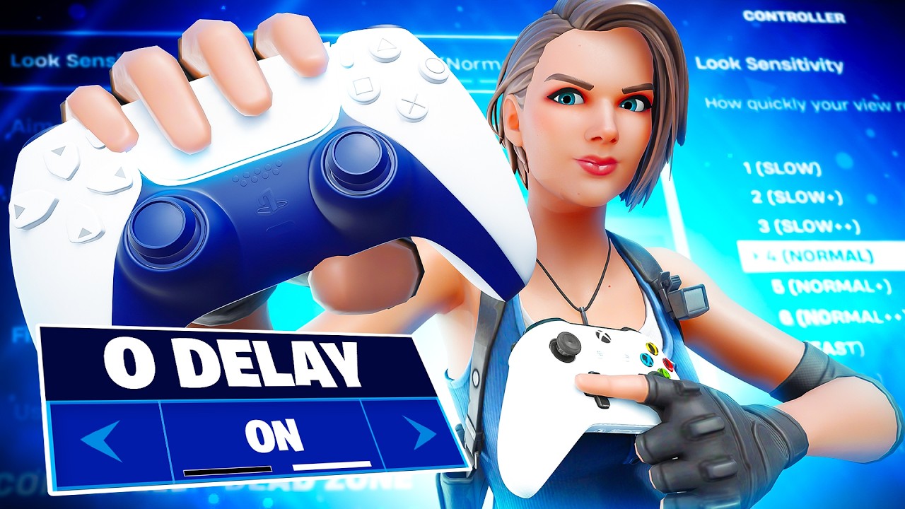 NEW BEST Controller SETTINGS + Sensitivity in Chapter 7 Season 3 đź ( Fortnite Reload Gameplay) backdrop