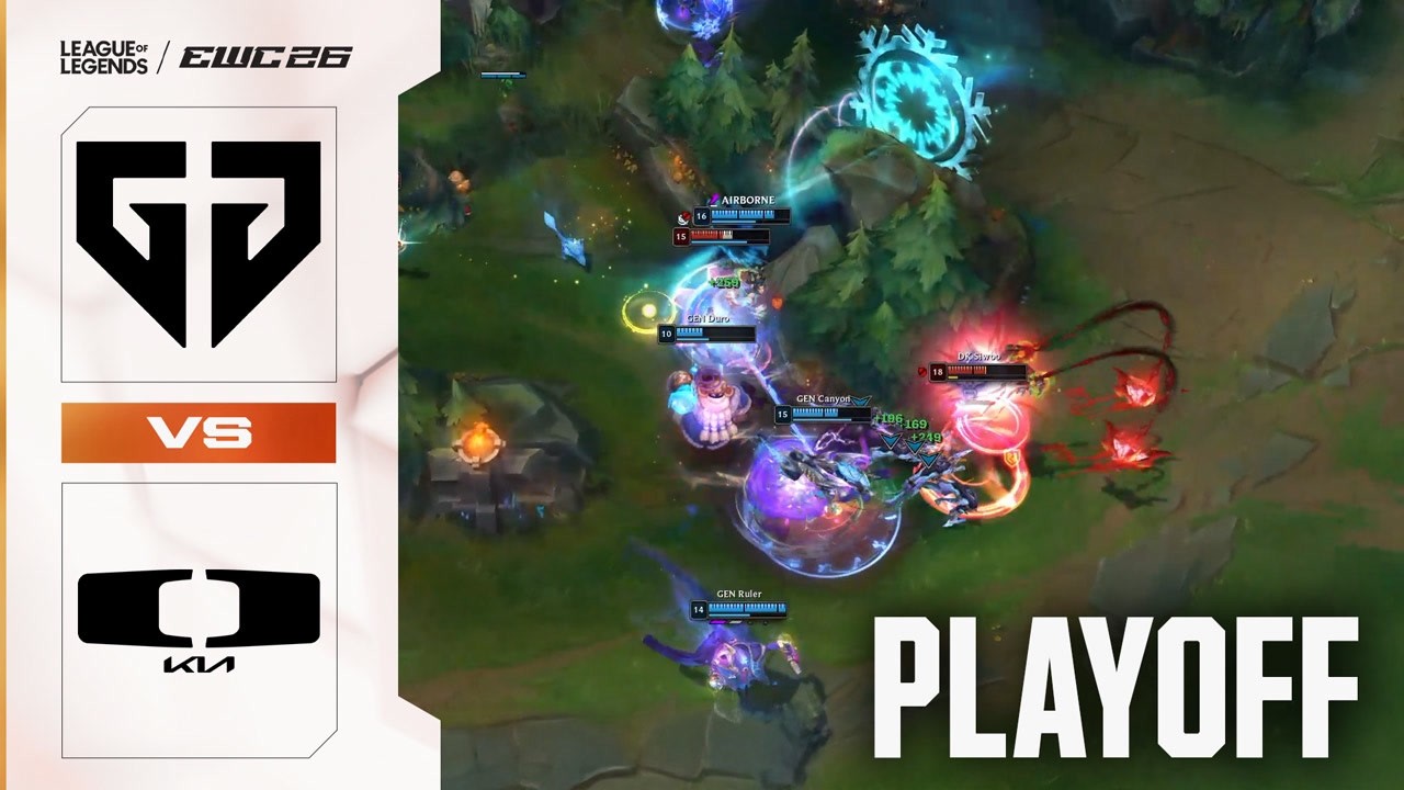 Gen.G Esports vs Dplus Kia | League of Legends at EWC 26 - Semifinal - HIGHLIGHTS background