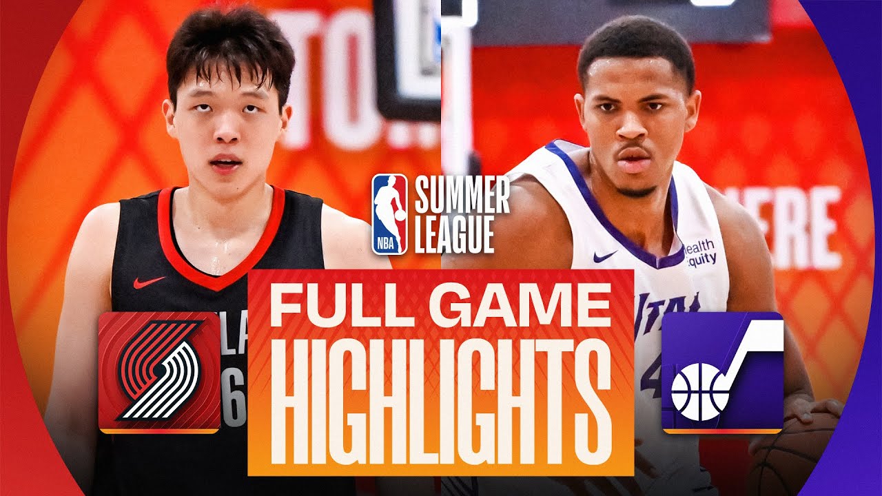 TRAIL BLAZERS vs JAZZ | LAS VEGAS SUMMER LEAGUE | FULL GAME HIGHLIGHTS | July 17, 2026 background