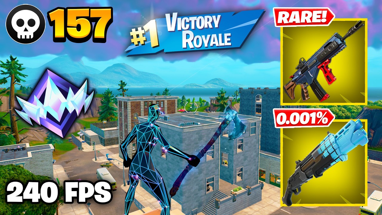 157 Elimination "RANKED RELOAD" Gameplay Wins (Fortnite Chapter 7 Keyboard & Mouse) backdrop