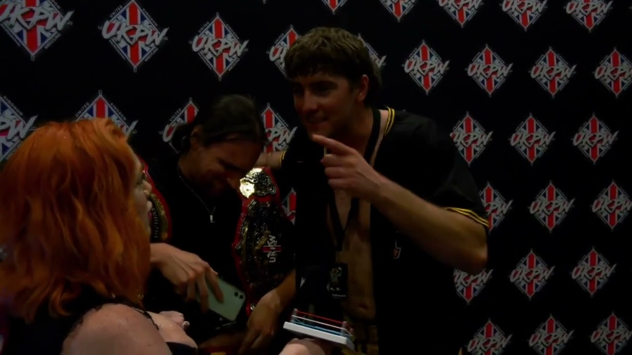 Three Belt Delphine?!?!? #promo #wrestling background