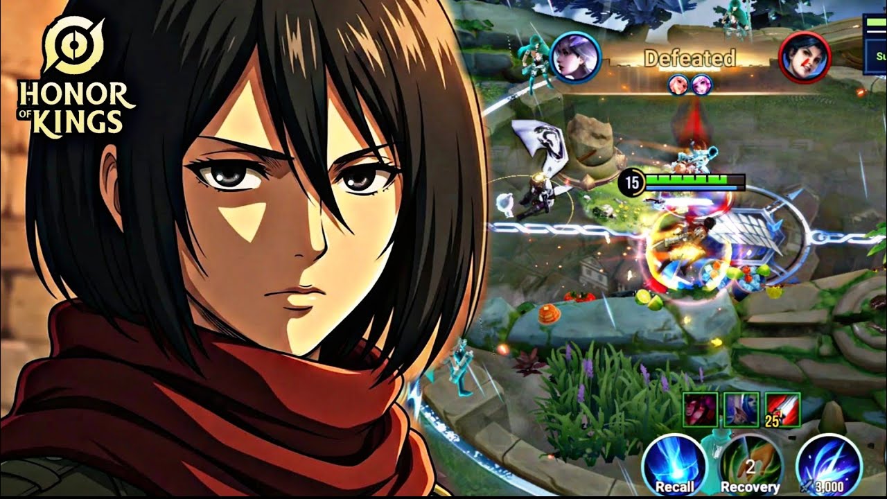 HOK : JING/MIKASA GAMEPLAY | IN JUNGLE - HONOR OF KINGS background
