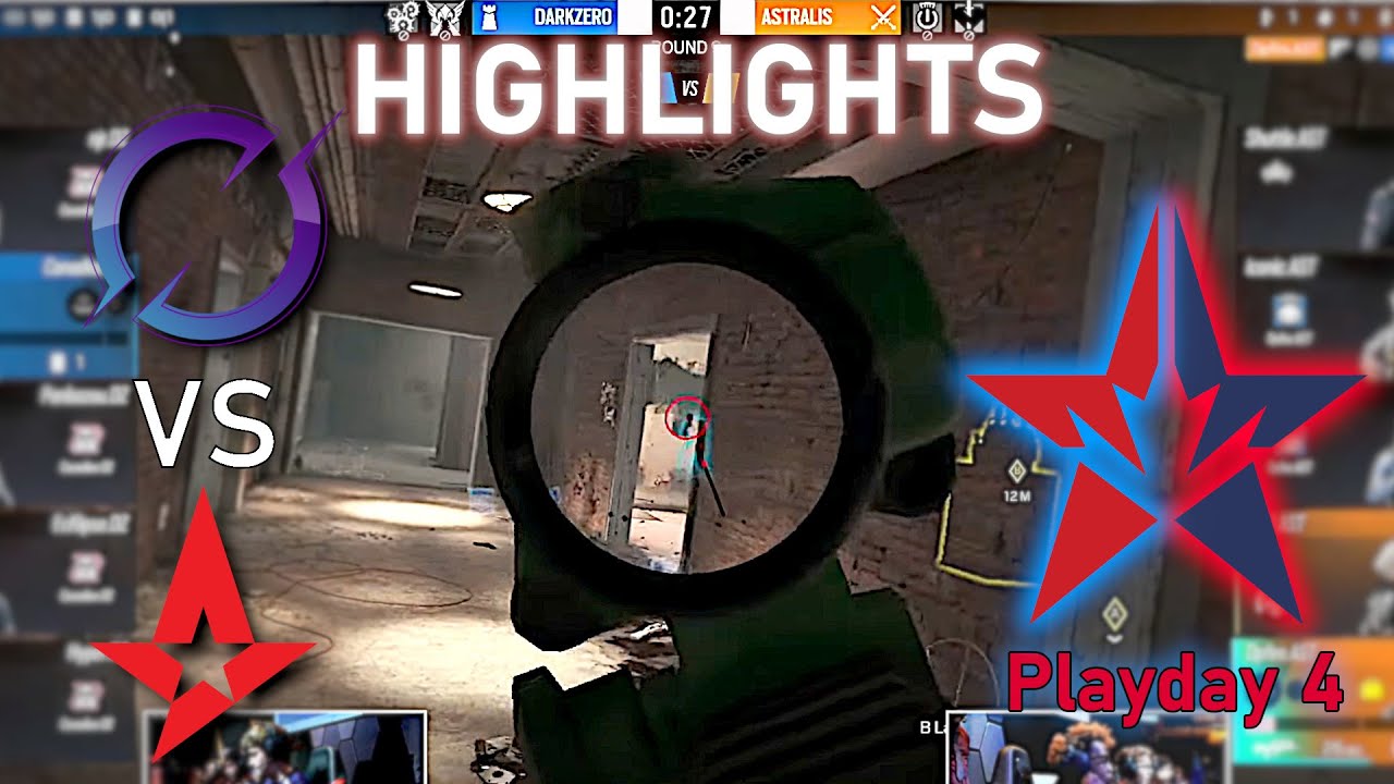 DarkZero vs Astralis - HIGHLIGHTS - Playday 4 - NAL 2022 Stage 1 - R6 Esport backdrop