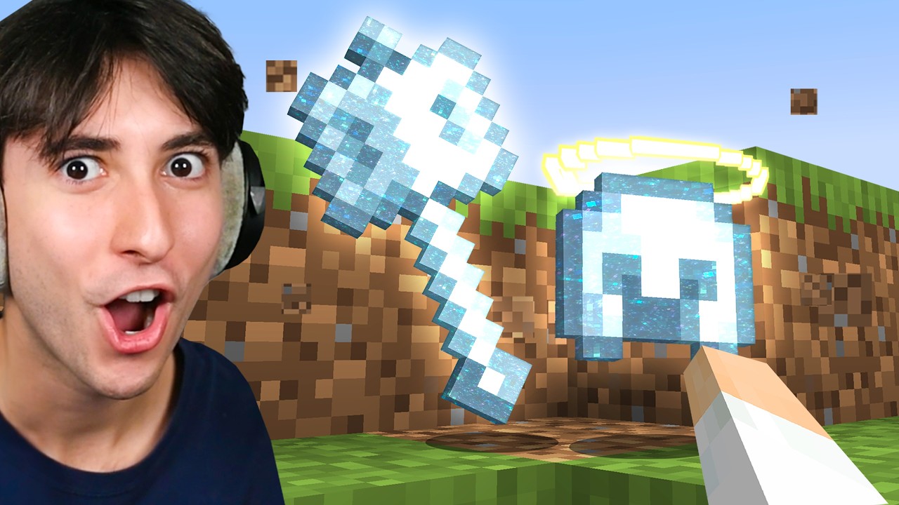 Minecraft, But Every Drop is Godly background