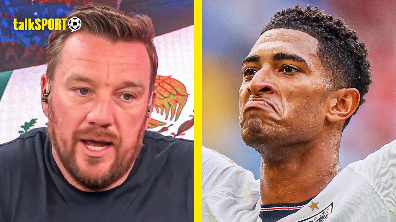 Jamie O'Hara SUGGESTS Jude Bellingham could be England's STRIKER after Harry Kane RETIRES! background