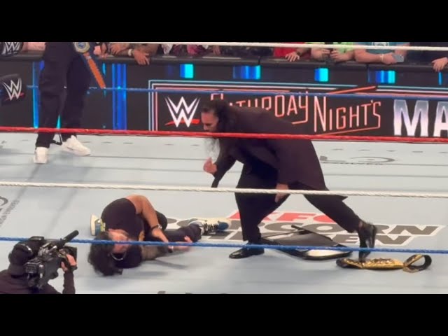 Seth Rollins Brawls with Roman Reigns Full Segment - WWE SNME 7/18/2026 backdrop