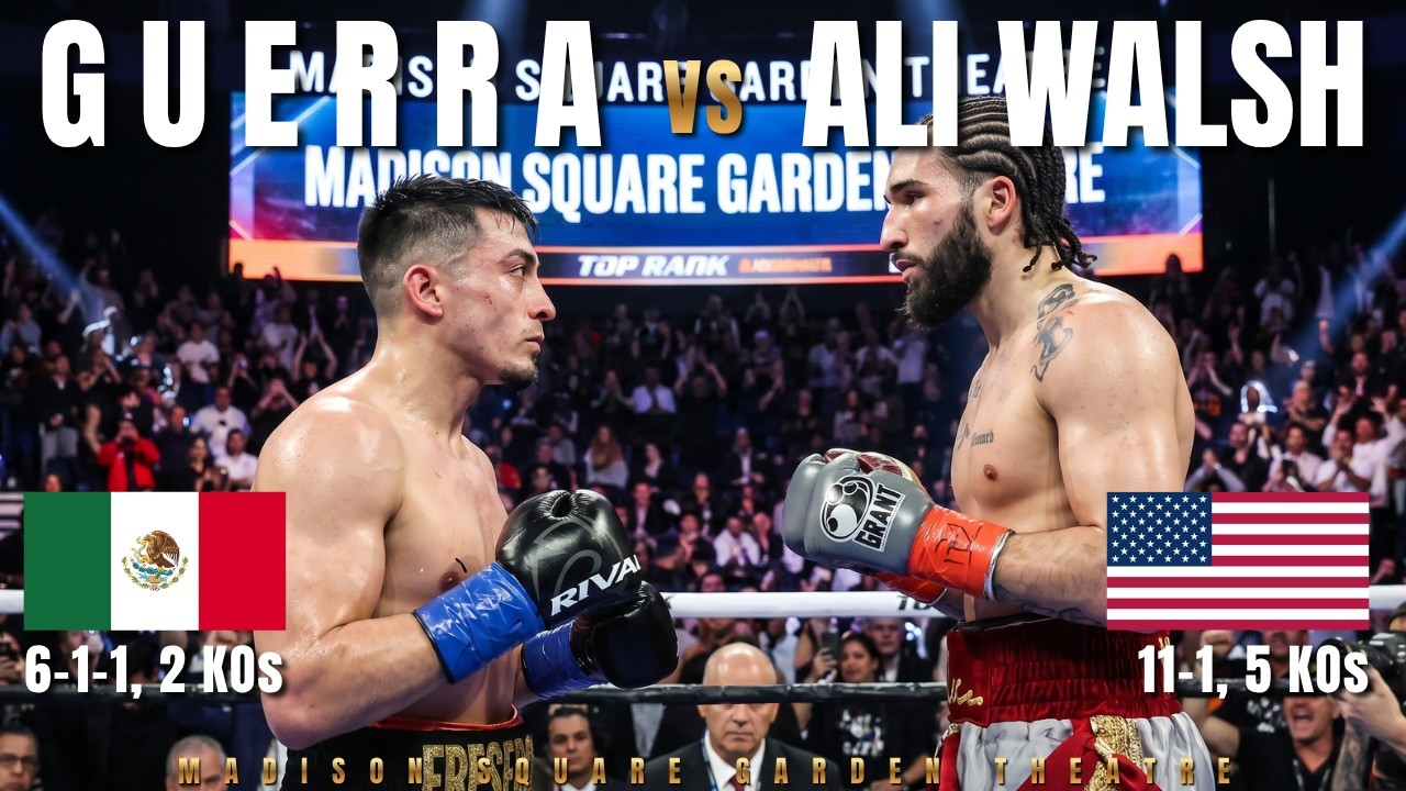 JUAN GUERRA JR. (MEXICO) vs NICO ALI WALSH (USA) | BIG UPSET VICTORY! background
