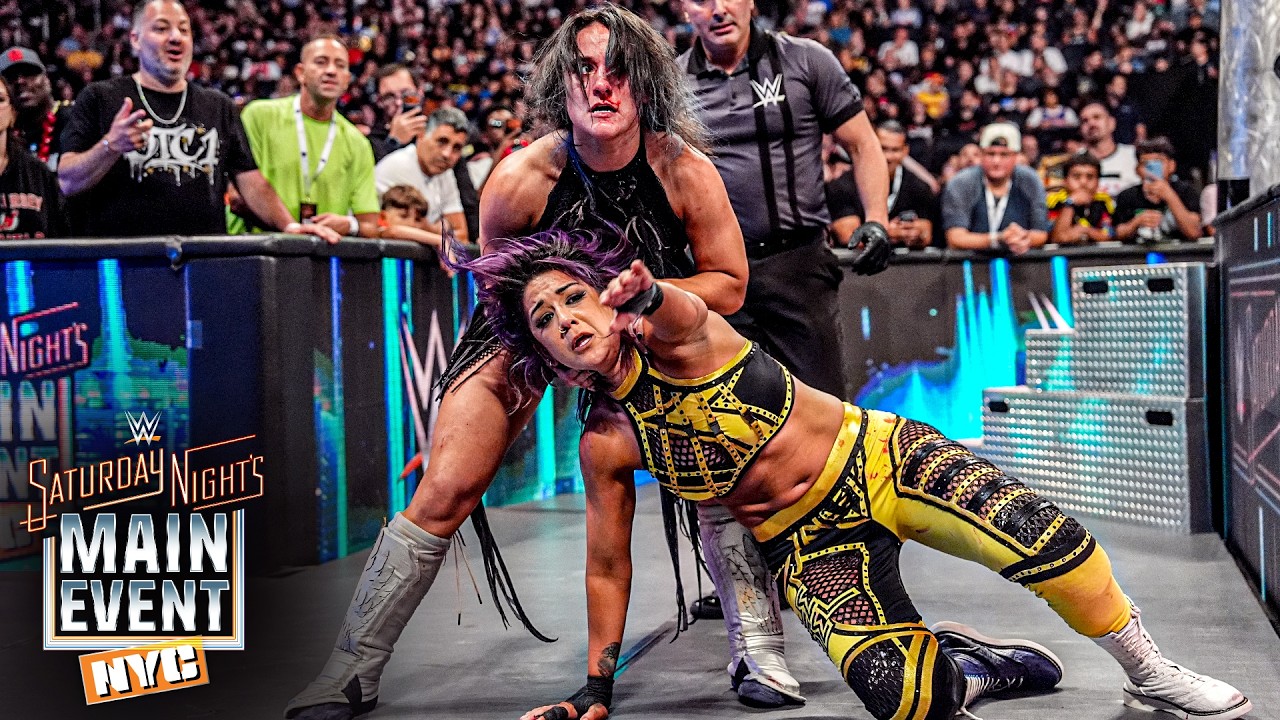Bayley vs. Lyra Valkyria: Saturday Night's Main Event highlights background