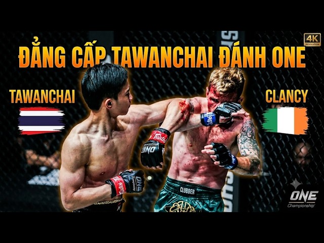 Đỉnh Cao Muay Thái! Cú Đá Chân Trái Ch.ế.t Ch.ó.c Của Tawanchai 🇹🇭 Nhấn Chìm Sean Clancy 🇮🇪