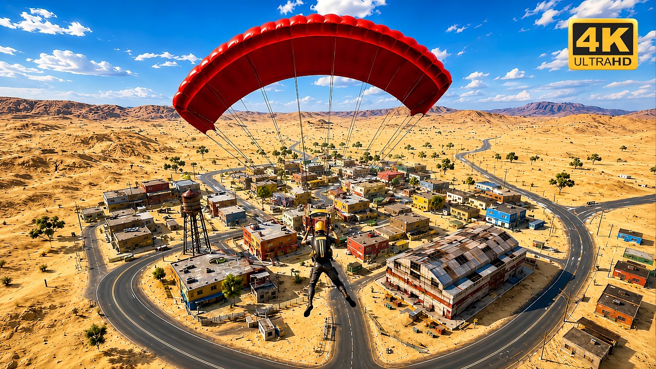 PUBG PC : MIRAMAR SOLO SNIPER TPP 4K GAMEPLAY (No Commentary) background