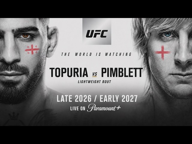 UFC 333 Ilia Topuria vs Paddy Pimblett — “I’ll Finish You, Little Man” background