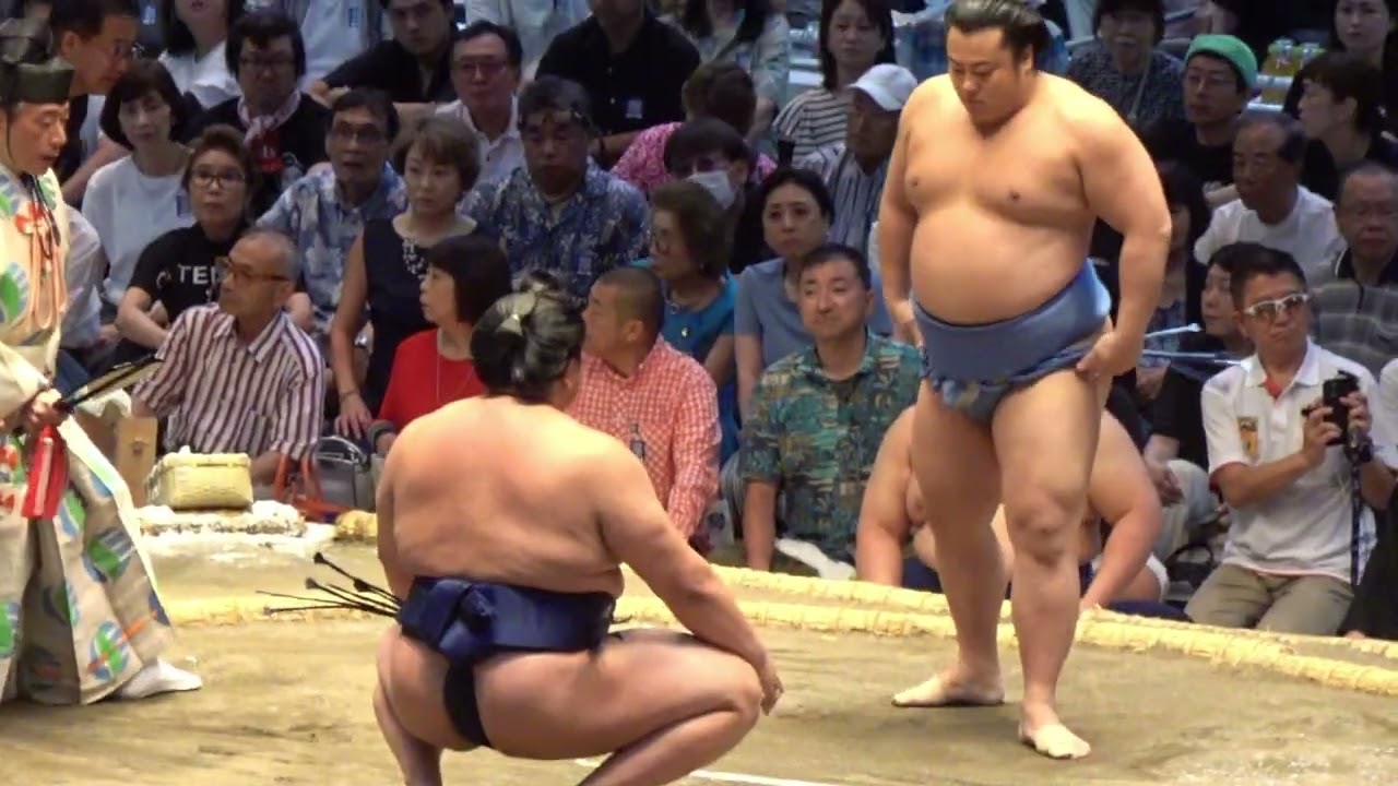 速報❗️翔猿 vs 朝白龍【大相撲令和8年7月場所】8日目 中日 TOBIZARU vs ASAHAKURYU【SUMO JUL DAY8】2026/07/19 名古屋場所 background