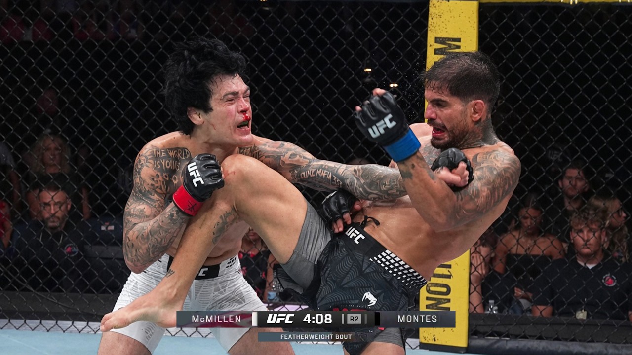 Tommy McMillen vs Alberto Montes FULL FIGHT HIGHLIGHTS | UFC Oklahoma City background