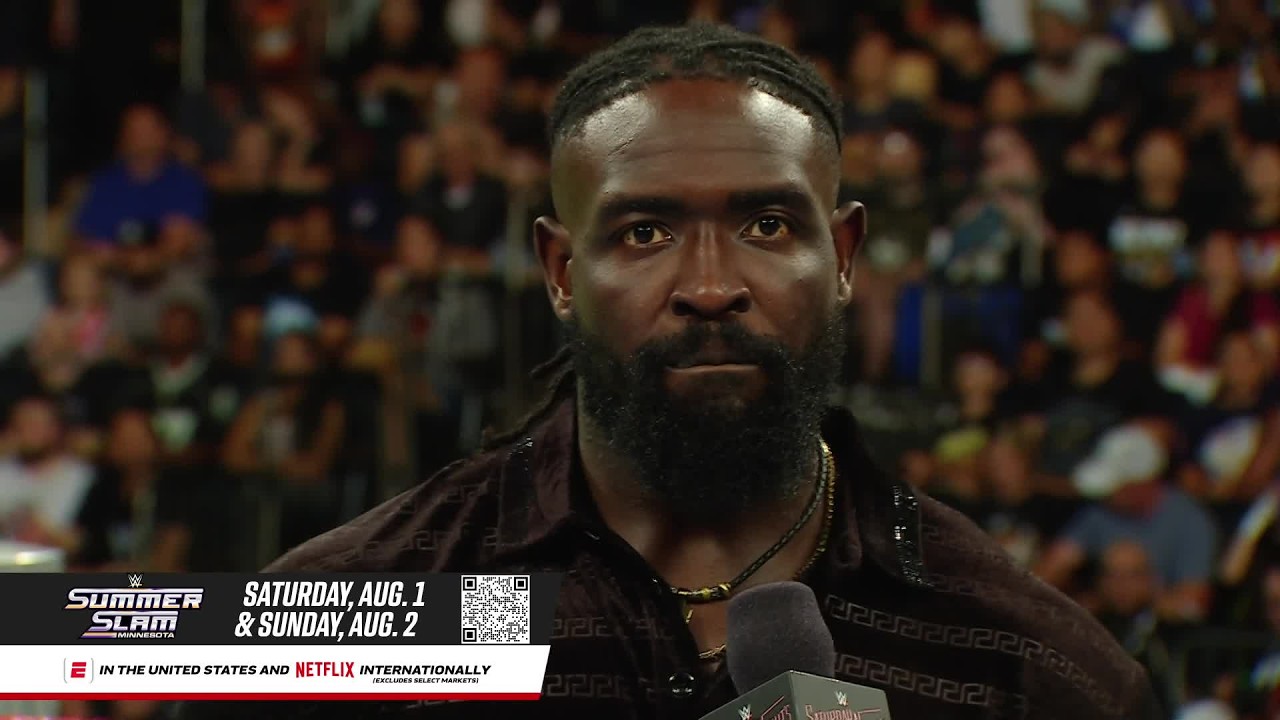 Oba Femi says he is miles ahead of Brock Lesnar: Saturday Night's Main Event Countdown background