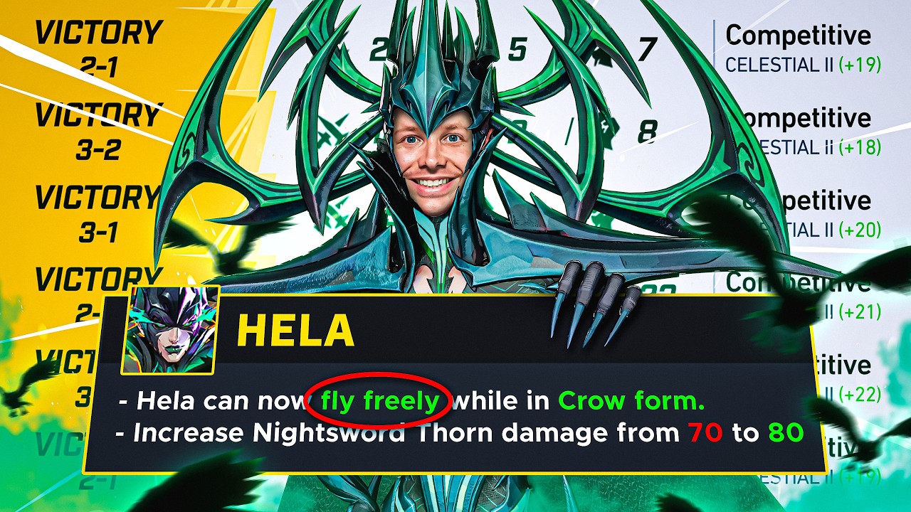 I Tried Hela In Season 9 of Marvel Rivals... background