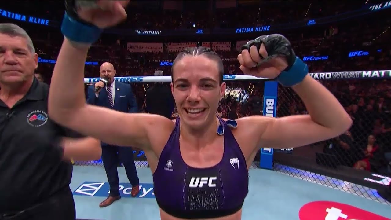 #UFCOKC Fatima Klein: Impresiona con Arsenal background
