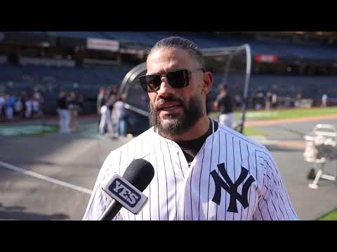 Roman Reigns on his first experience at Yankee Stadium ๐๏ธ background