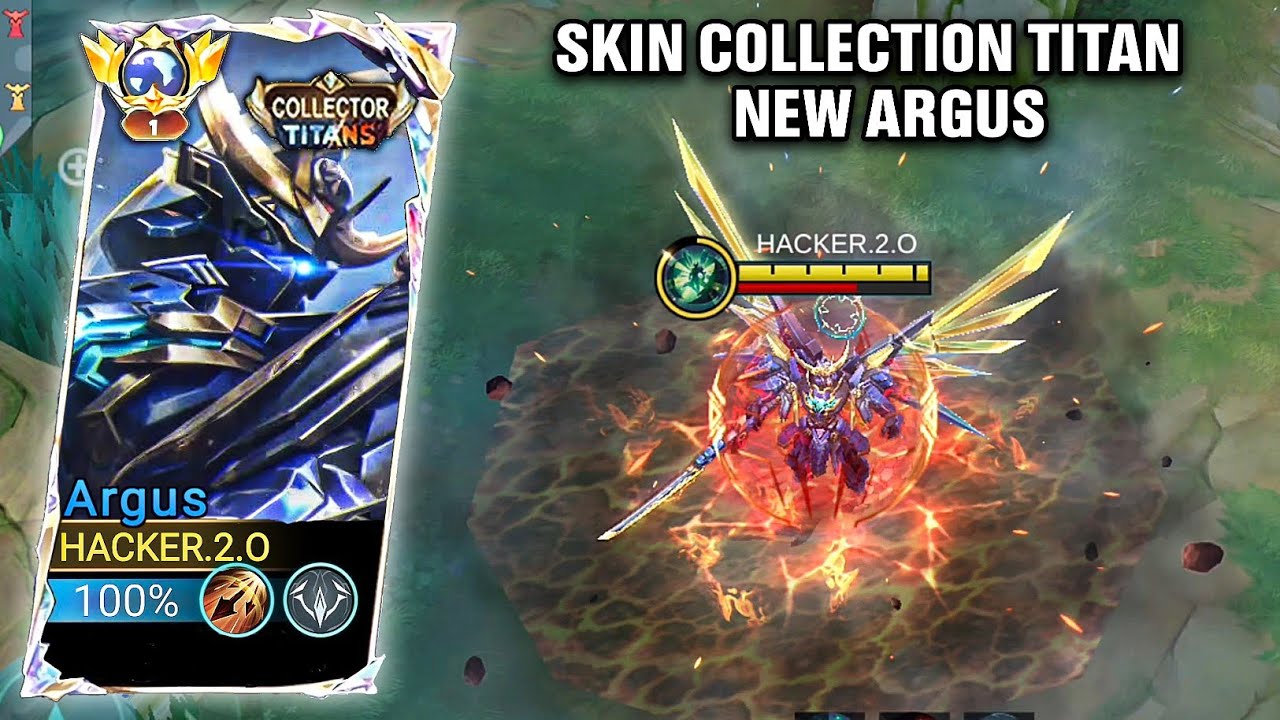 NEW ARGUS COLLECTION TITAN SKIN‼️GAMEPLAY background